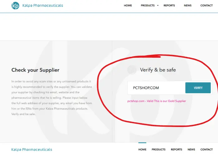 Legit Kalpa Pharmaceuticals Supplier Legit Kalpa Pharmaceuticals Supplier