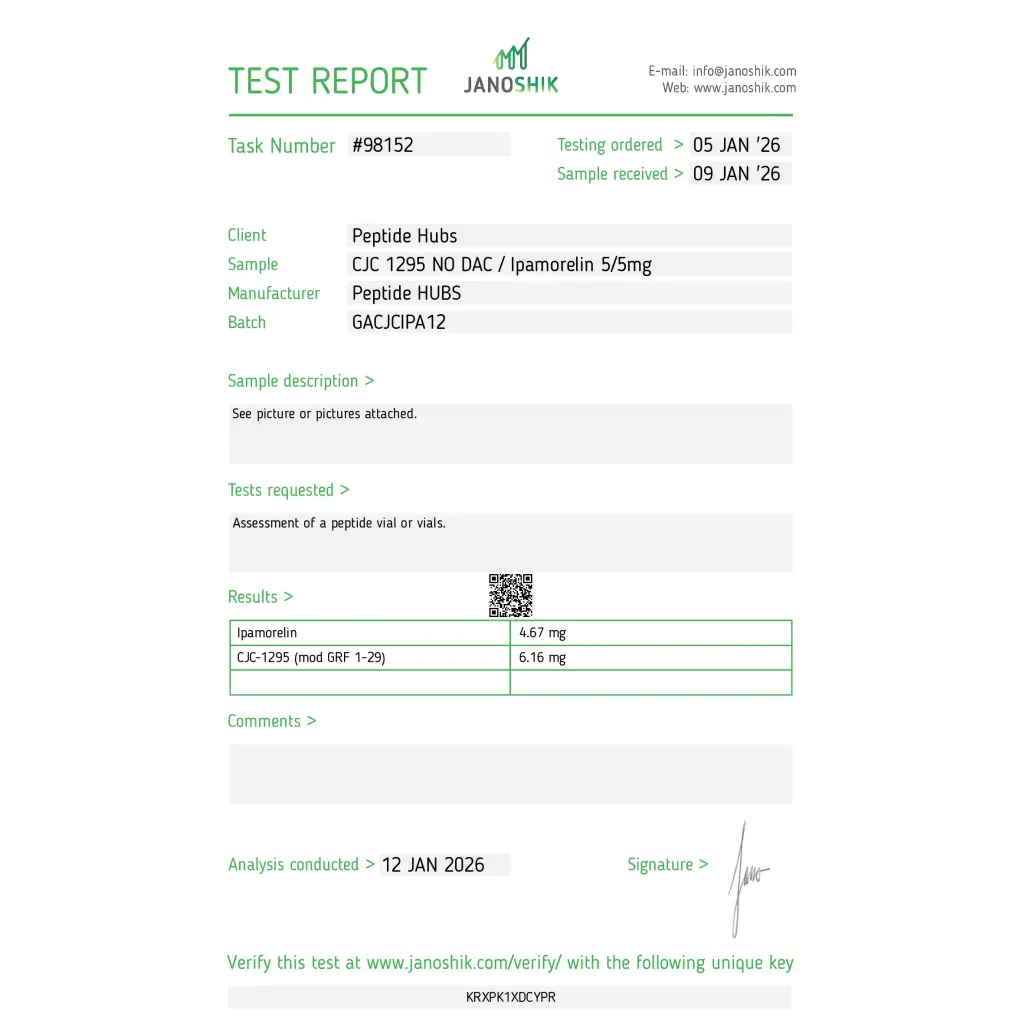 CJC-1295 / Ipamorelin 5/5mg