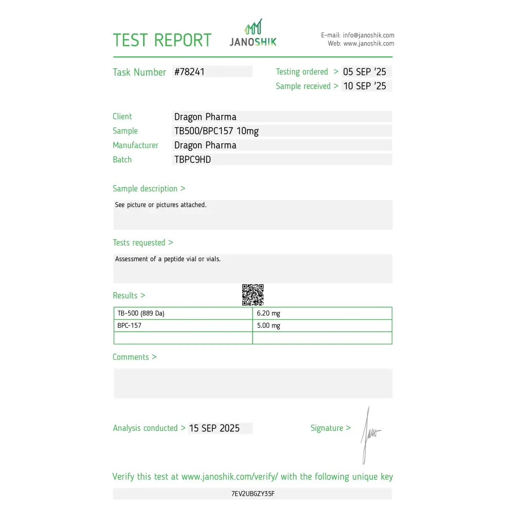Tb 500 5mg/BPC 157 5mg